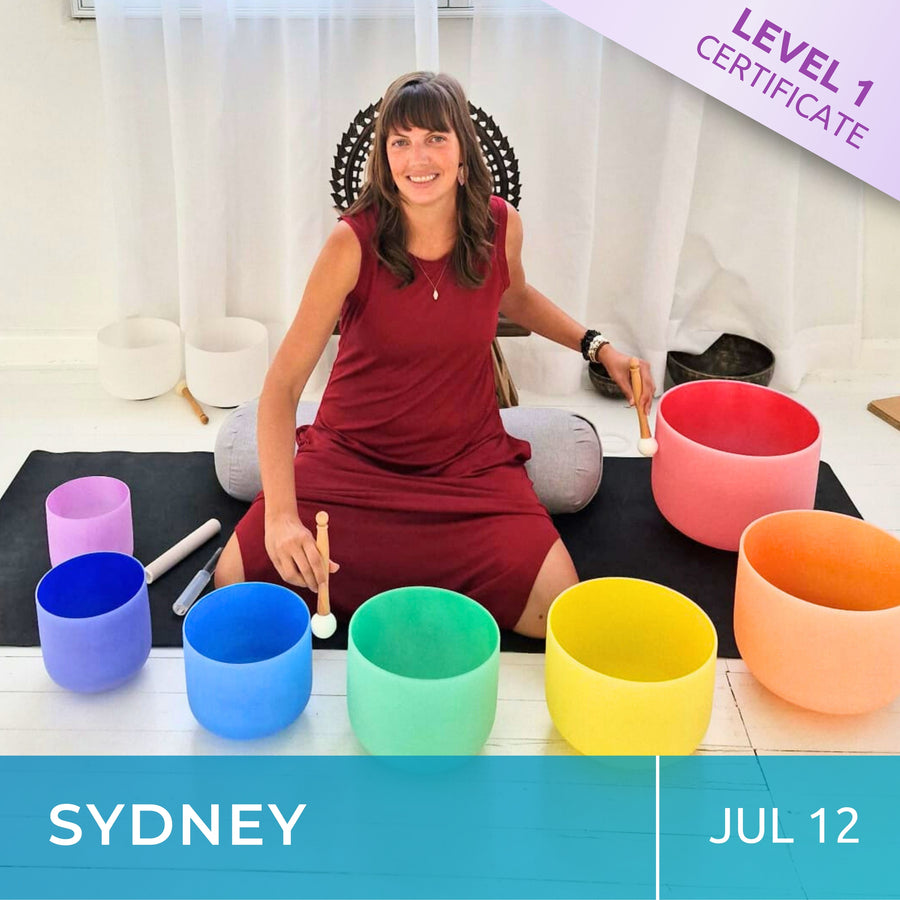 SYDNEY | Jul 12 | Level 1 Crystal Bowls Certificate | Half Day Class