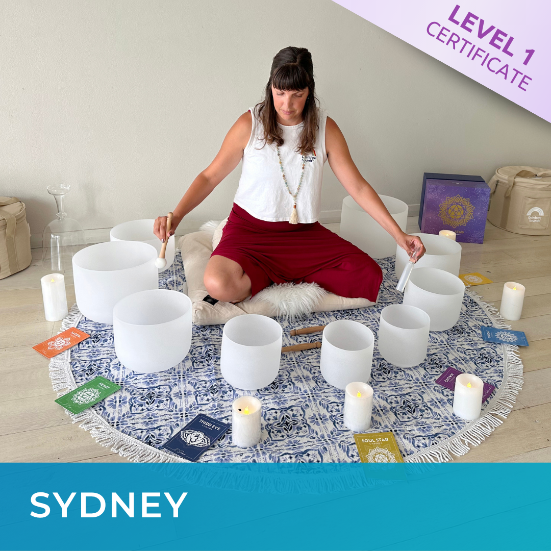 SYDNEY | Oct 17 - 2026 | Level 1 Crystal Bowls Certificate | Half Day Class