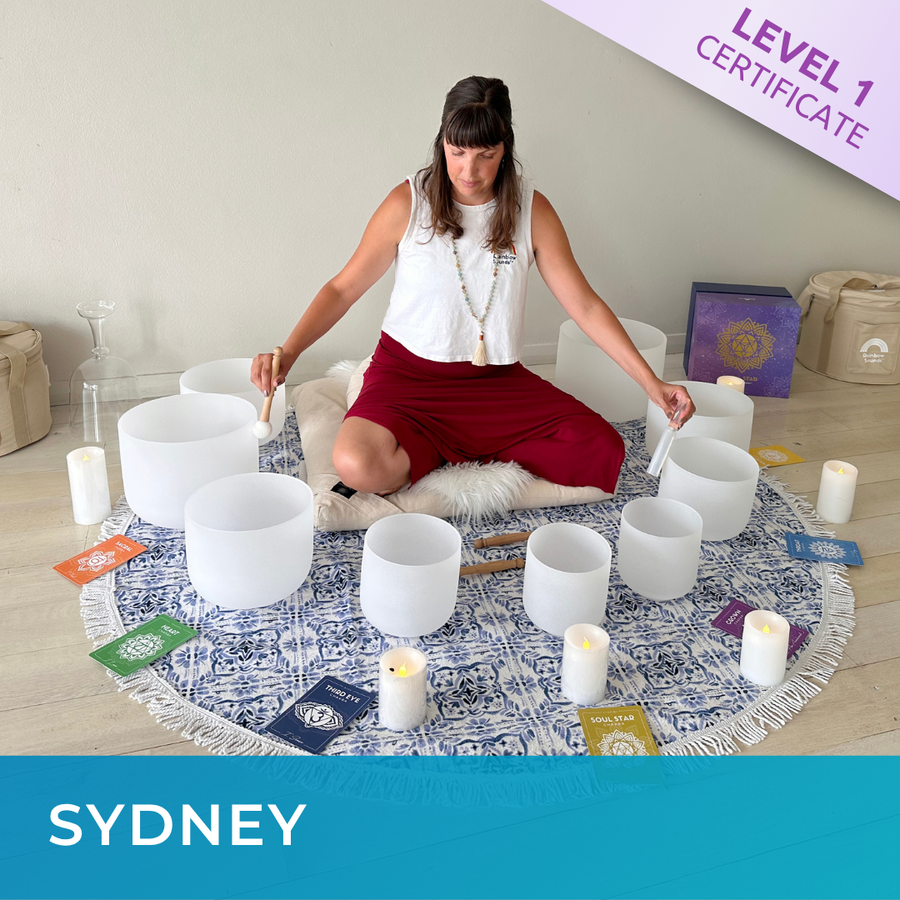 SYDNEY | Oct 17 - 2026 | Level 1 Crystal Bowls Certificate | Half Day Class