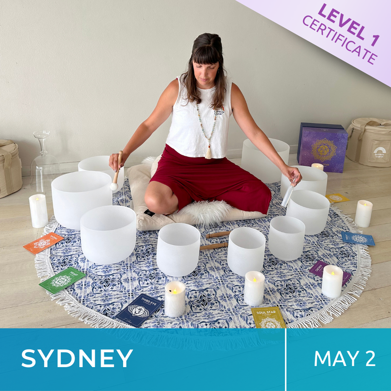 SYDNEY | 2 May 2026 | Level 1 Crystal Bowls Certificate | Half Day Class