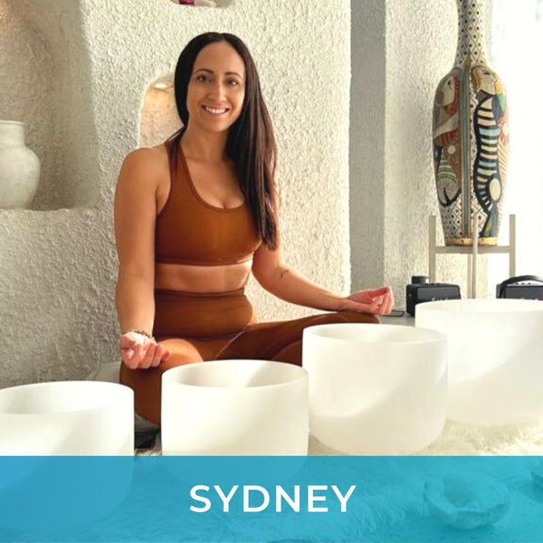 Load image into Gallery viewer, SYDNEY Oct 15 | Level 1 Crystal Singing Bowls Workshop For Beginners
