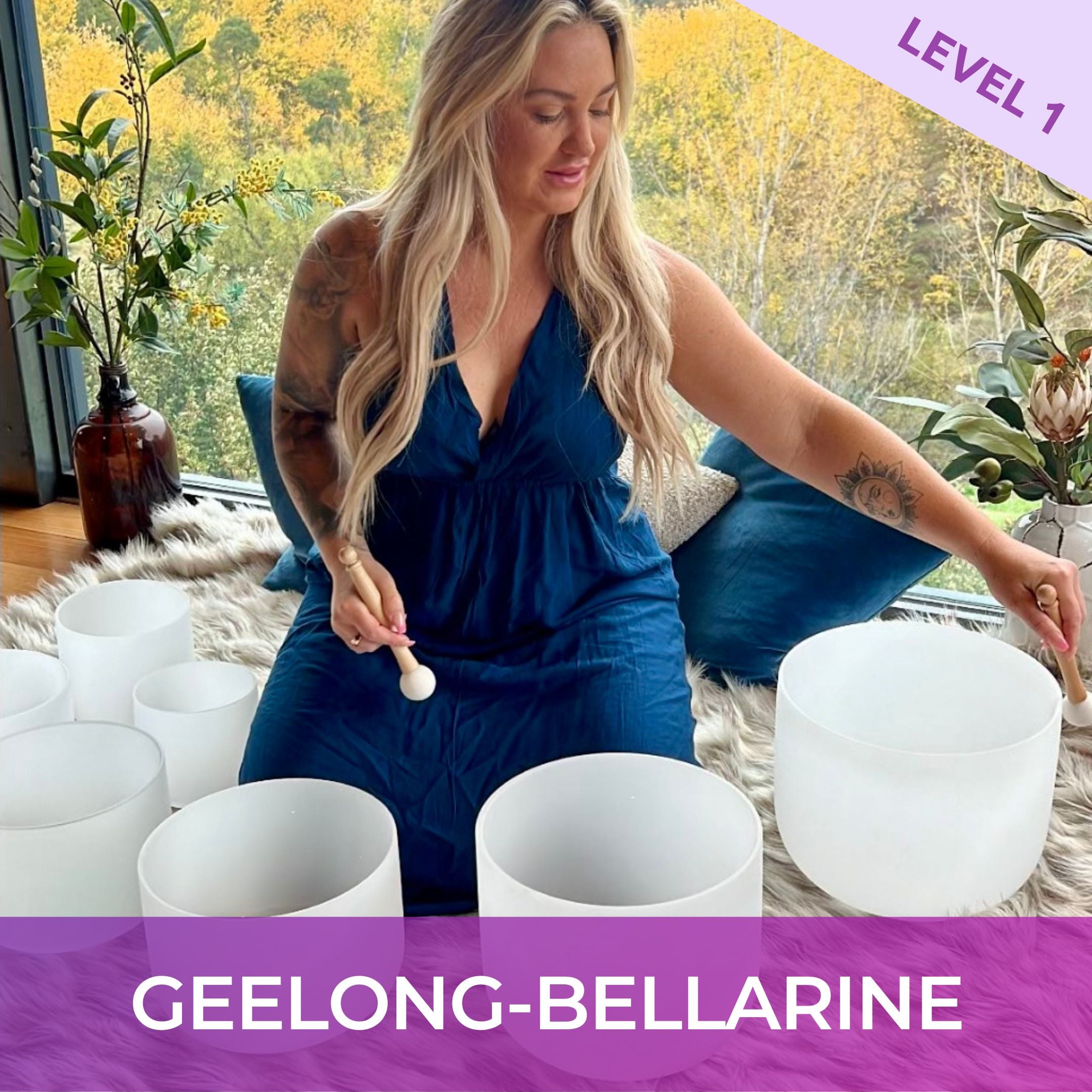GEELONG-BELLARINE Apr 20 | Level 1 Crystal Singing Bowls Workshop For Beginners