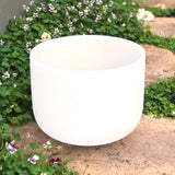 SOLAR PLEXUS Chakra 10" Crystal Singing Bowl (White)
