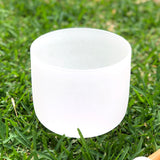 THIRD EYE Chakra 7" Crystal Singing Bowl (White)