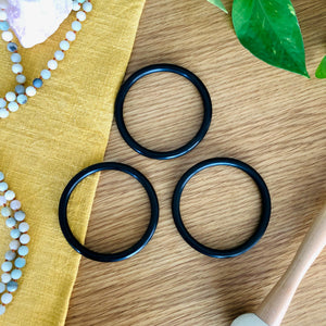 Black O-rings for Crystal Singing Bowls