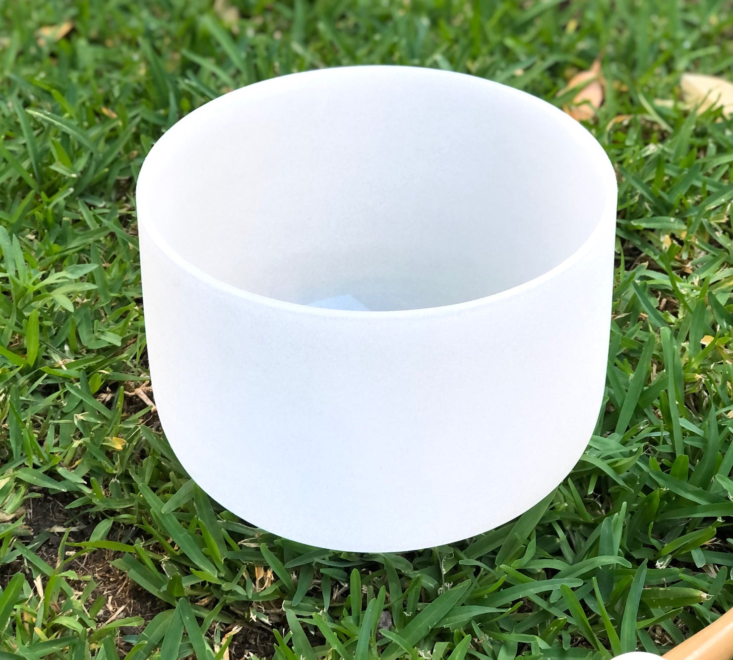White Heart Chakra 9 inch Crystal Sound Bowl