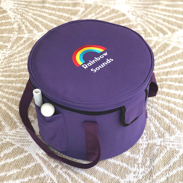 Load image into Gallery viewer, Purple 11&quot; Carry Bag (holds set of 3 bowls)
