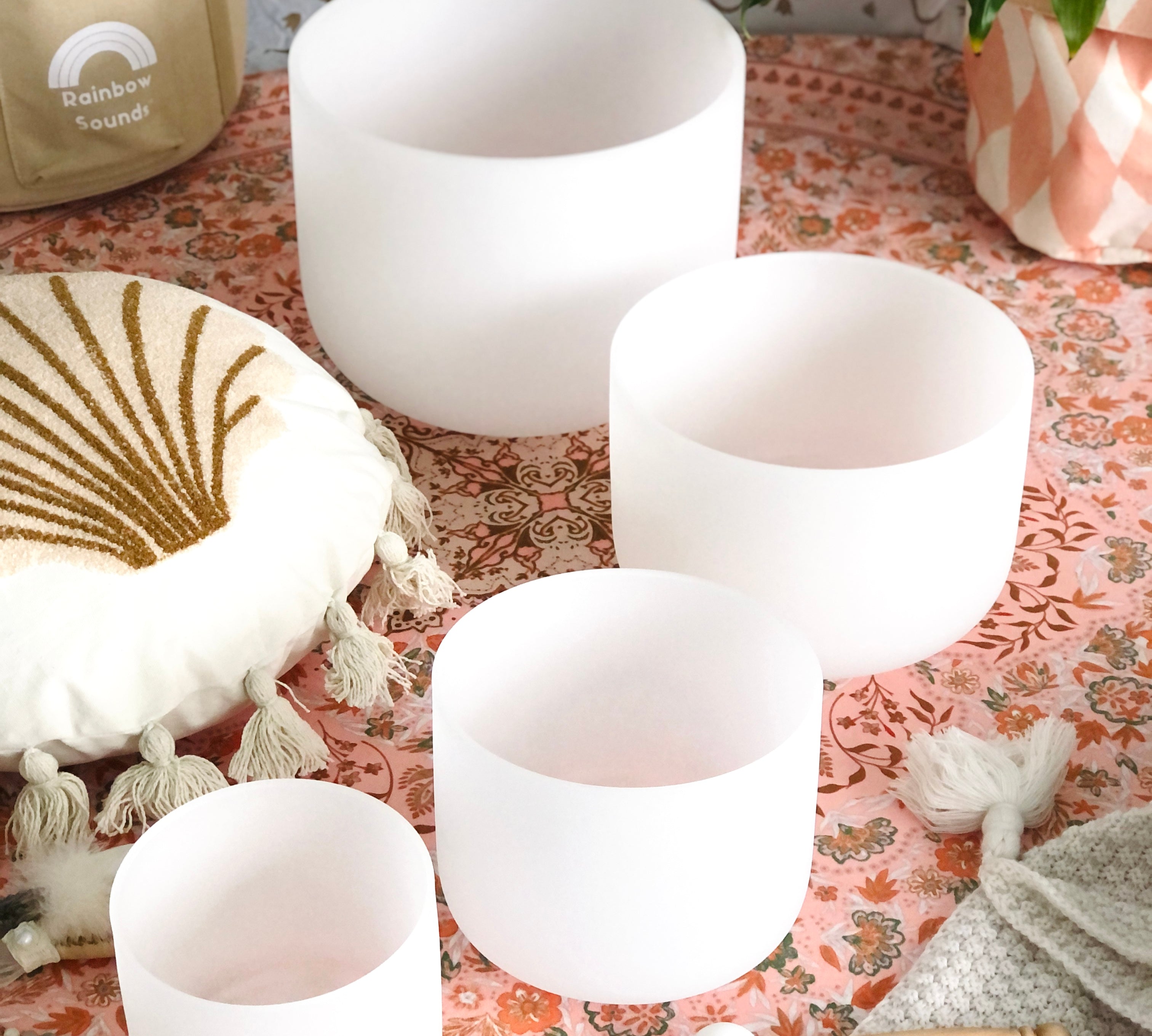 Set of 4 Bowls White