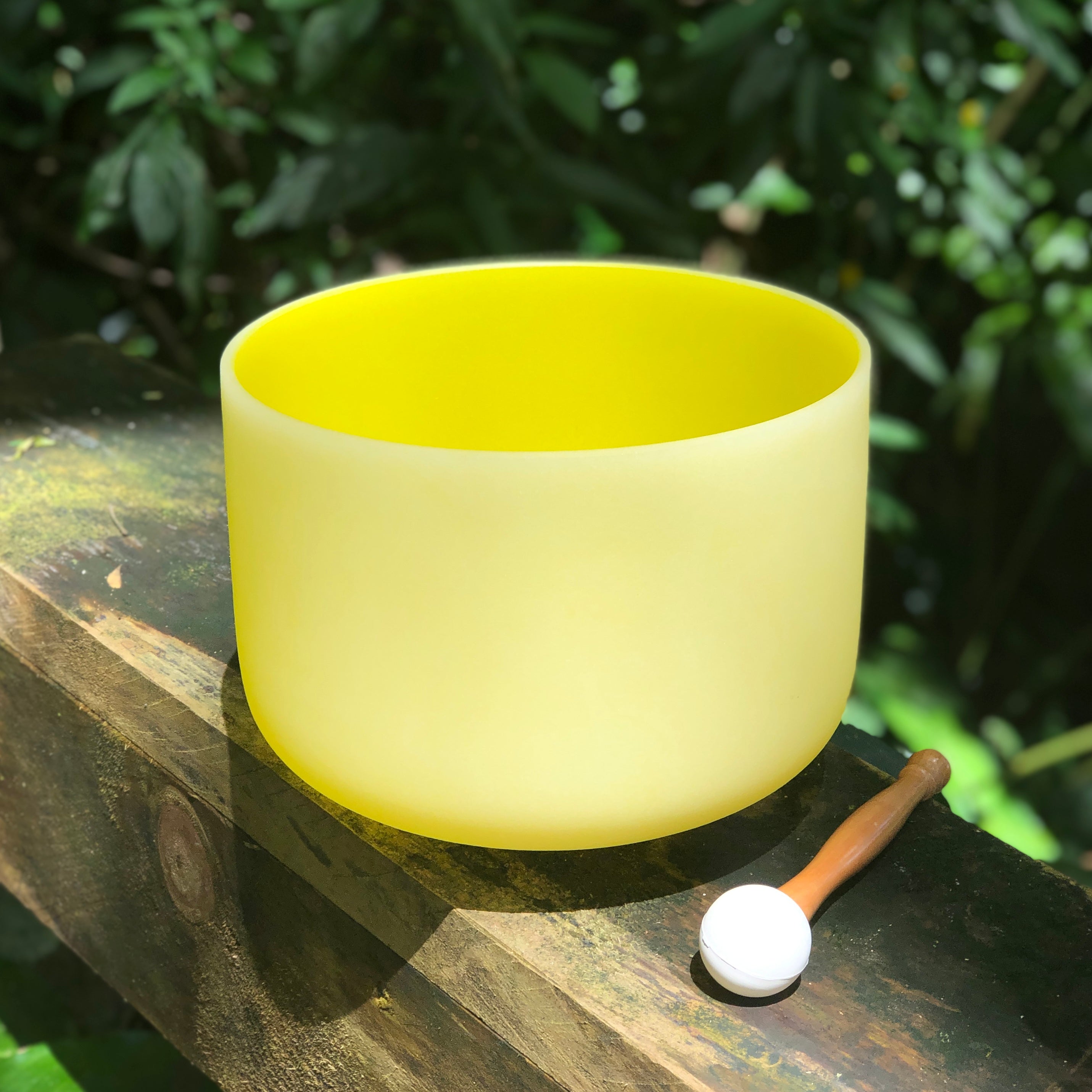 Solar Plexus Chakra Crystal Singing Bowl