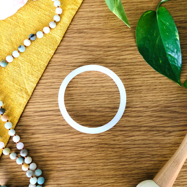 Load image into Gallery viewer, White o-ring for crystal sound bowls australia
