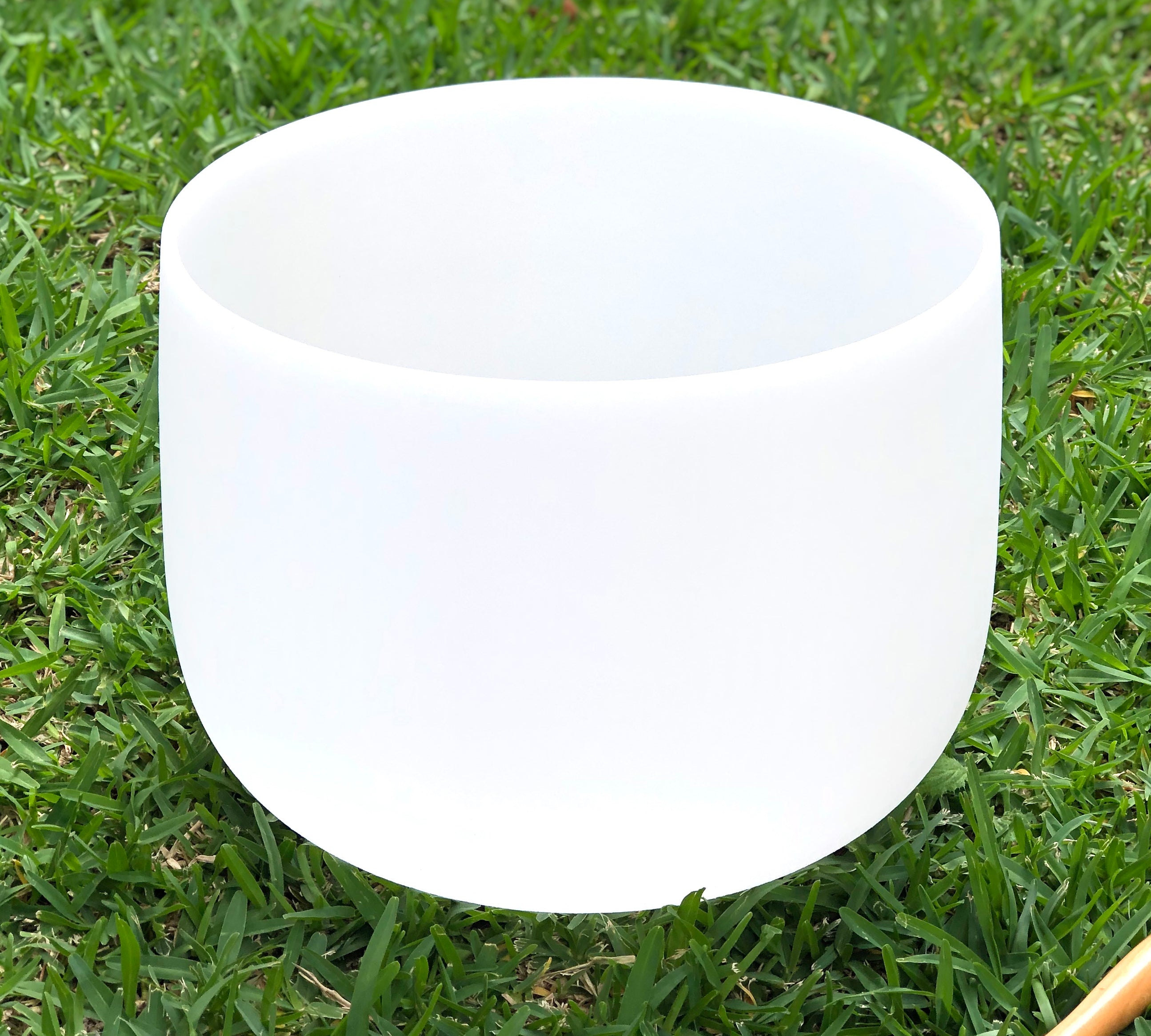 White Root Chakra 12" Crystal Sound Bowl