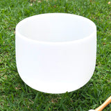 BASE/ROOT Chakra 12" Crystal Singing Bowl (White)